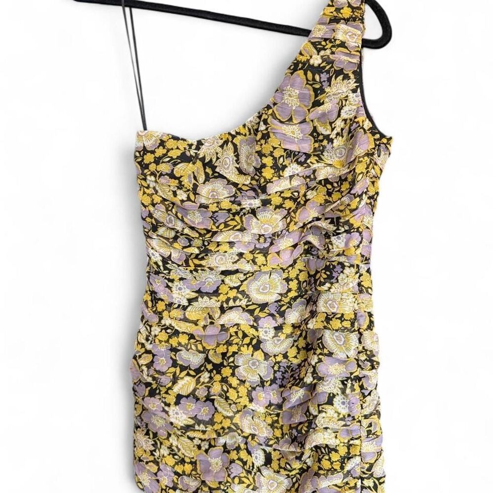 Zara One Shoulder Floral Dress